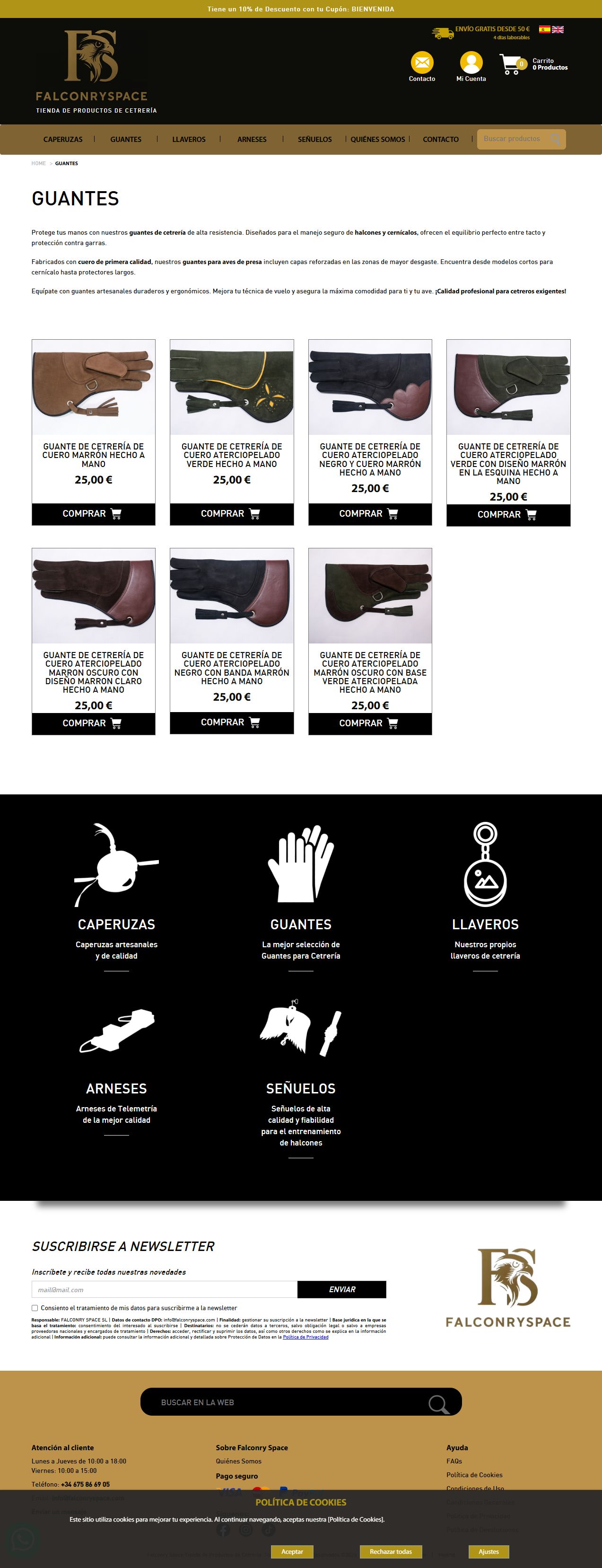 Falconry Space - Guantes