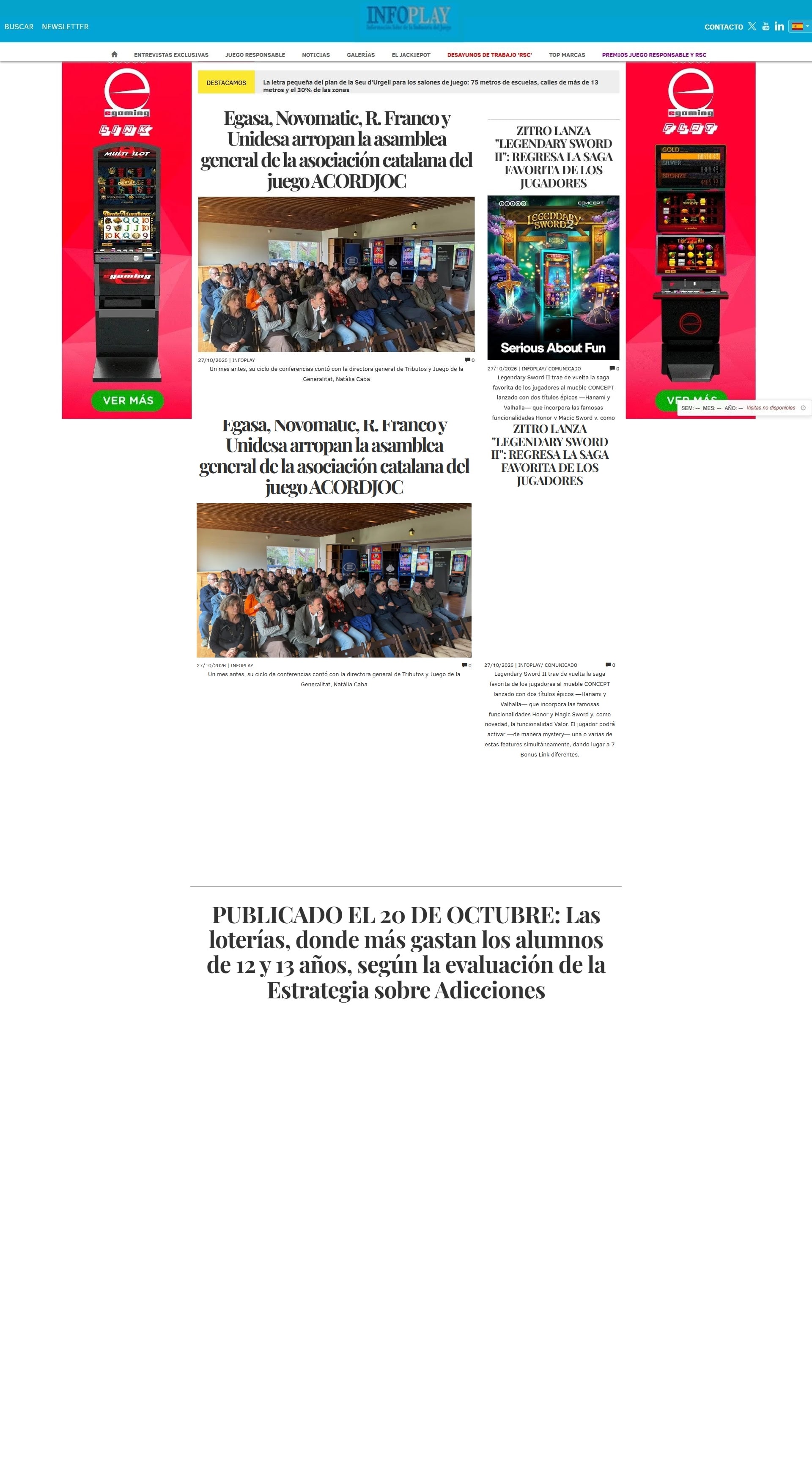 Web de InfoPlay